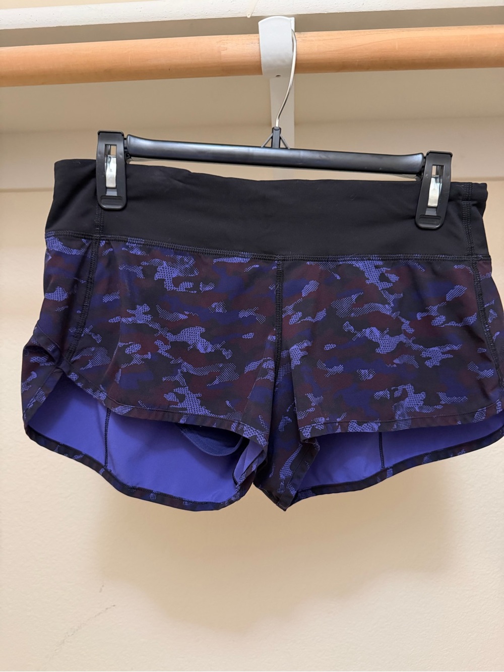Women’s Purple Camo Speed Up Shorts